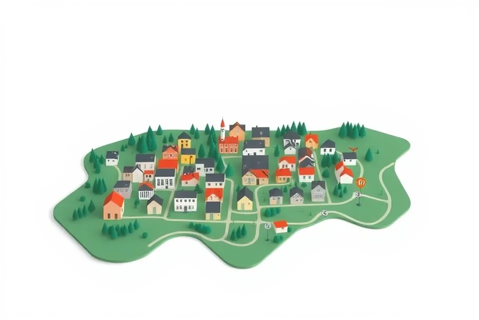 Carte du secteur d'intervention autour de Hem (59510)